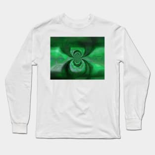 Green Copper Vortex Long Sleeve T-Shirt